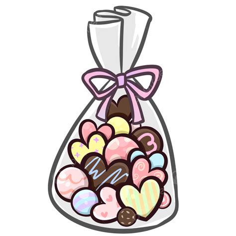 Bonbons En Sachet PNG , Peinte à La Main, Sac Cadeau Bonbons, Bonbons Fichier PNG et PSD pour le ...