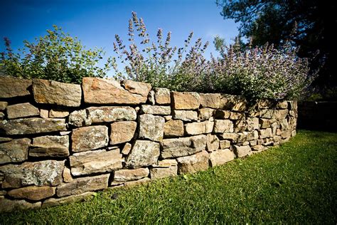 fieldstone wall. expensive, but, built right, will last many life times | Storybook gardens ...