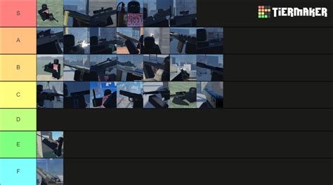 Firefight Gun Tierlist Tier List (Community Rankings) - TierMaker