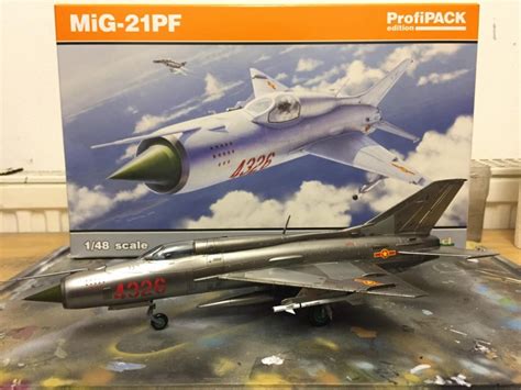 North Vietnamese Mig-21PF in 1/48 Scale from Eduard kit - MiG-21 NVA ...