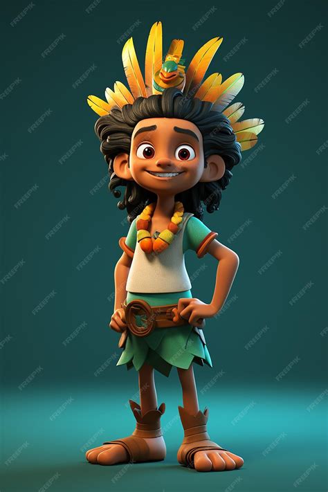 Premium AI Image | Cartoon brazilTRADITIONS 3d character