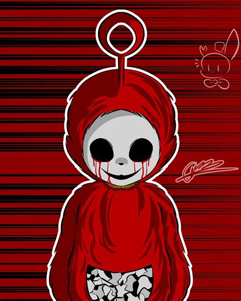 Slendytubbies 3 - Infected Po phase 1 (Drew by me) : r/teletubbieslore