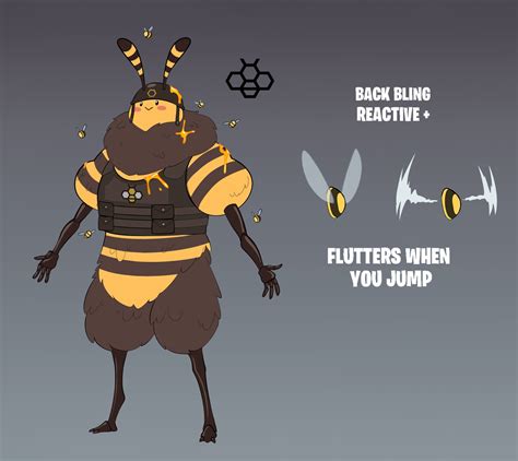 ArtStation - Fortnite Skin Concept - Bumble - [FANMADE]