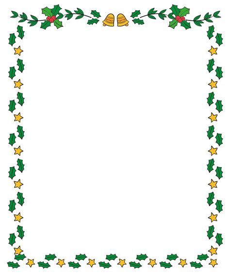 Christmas Border Designs - 7 Free PDF Printables | Printablee