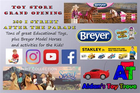 Aidan's Toy Trove Retail Store Grand Opening - July 4th - Aidan's Toy Trove