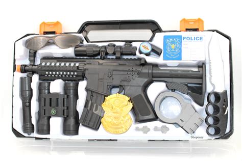 SWAT Super Police Force M16 Friction Toy Gun Combo Play Set – Shopeazy