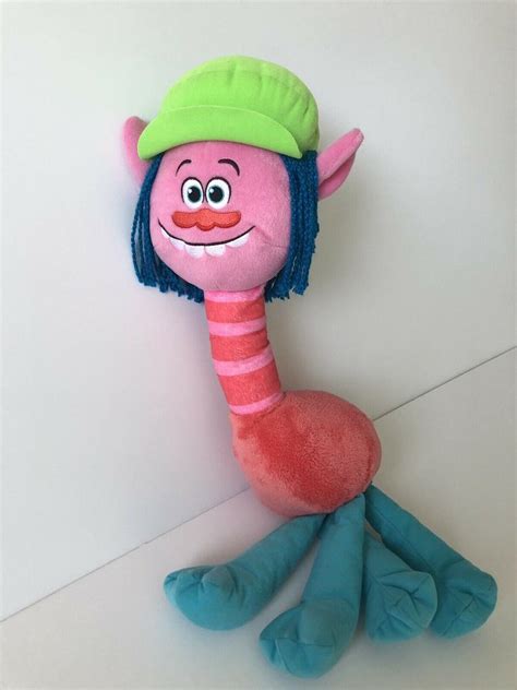 Dreamworks Trolls Plush Cooper Fairy Doll Stuffed Animal 24" Hasbro ...