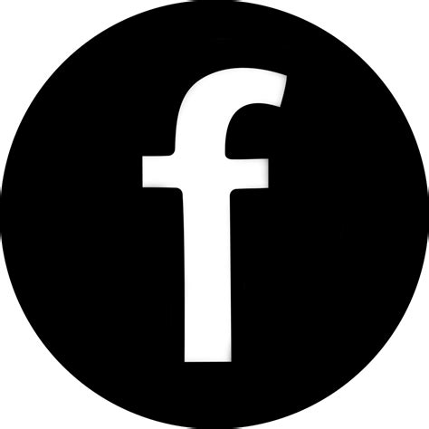 Facebook Logo Black And White PNG Transparent Background, Free Download ...