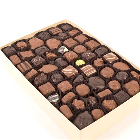 Assorted Milk & Dark Chocolates - 3 lb. Box, Boxed Chocolate Assortments: Vande Walle's Candies