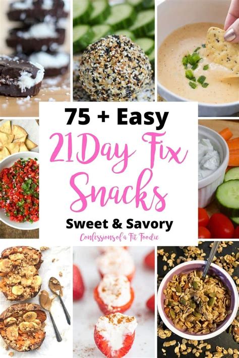 Healthy Snack Ideas | 21 Day Fix Snacks - Confessions of a Fit Foodie