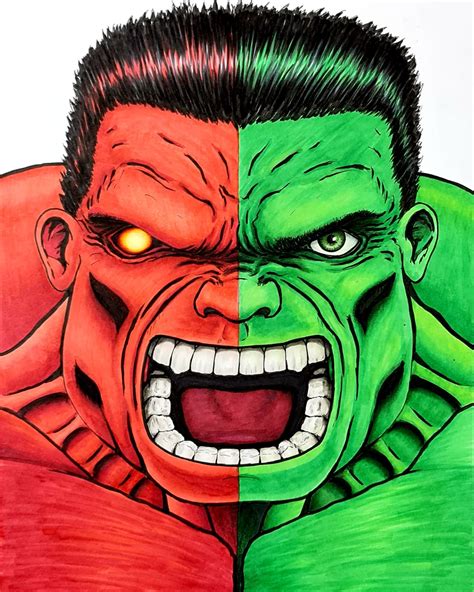 Hulk Red/Green : r/copic