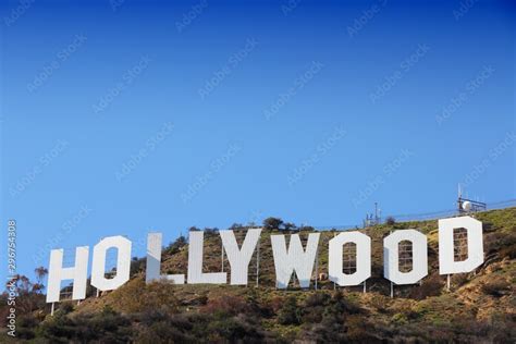 LOS ANGELES, USA - APRIL 5, 2014: Hollywood Sign in Los Angeles. The ...