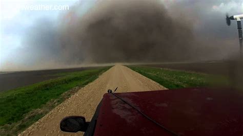 INSANE video inside North Dakota tornado--just south of the Canadian Border! - YouTube