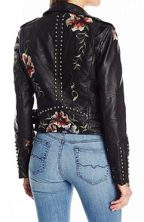 Blanknyc Embroidered Leather Jacket - RockStar Jacket