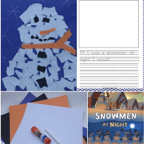 Snowmen at Night Activities and Crafts for Preschoolers