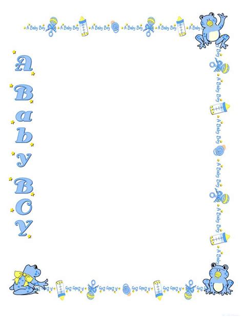 Boy Page Borders - ClipArt Best