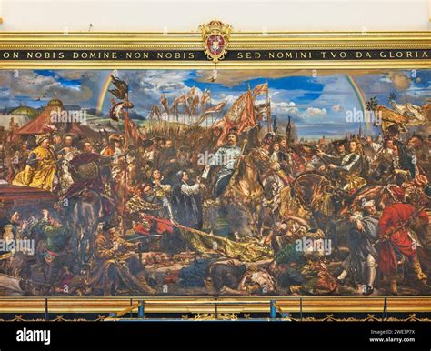 Battle of Vienna, 1683, and defeat of invading turkish army (painted by ...