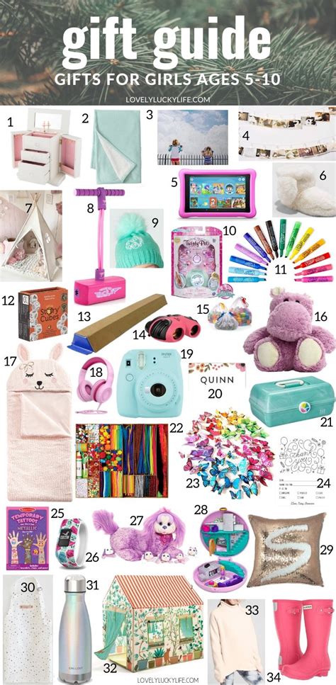 The 55 Best Christmas Gift Ideas + Stocking Stuffers for Girls - Lovely ...