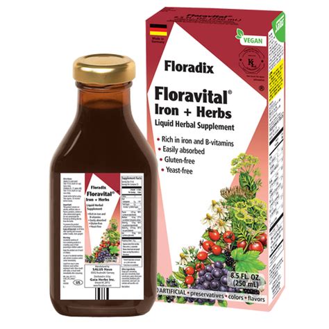 Floradix® Iron + Herbs Liquid Herbal Supplement – FloradixUSA.com