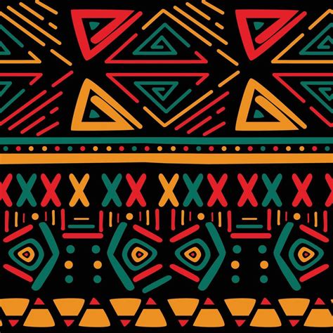 African Seamless Color Pattern 6152681 Vector Art at Vecteezy