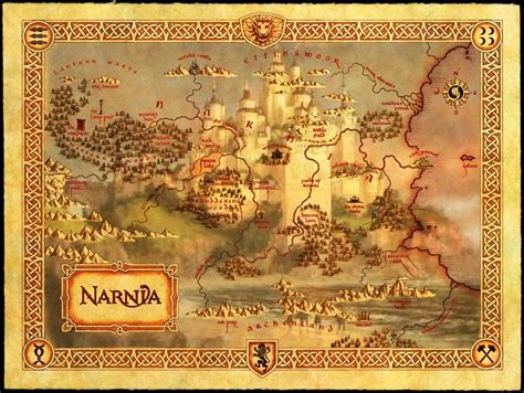 22 best Narnia Maps images on Pinterest | Chronicles of narnia, Fantasy map and Narnia 3