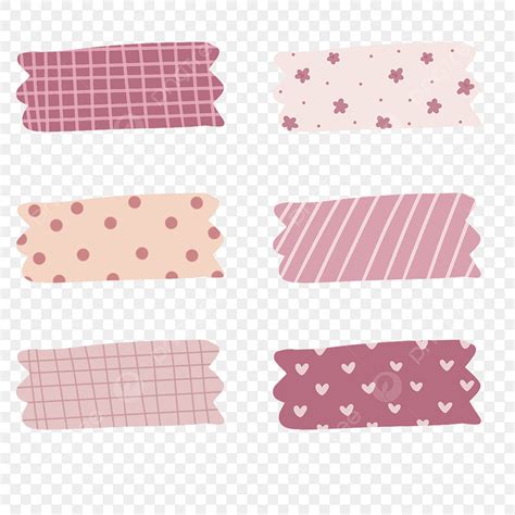 Pink Washi Tape PNG Image, Instagram Sticker Washi Tape Cute Pink ...