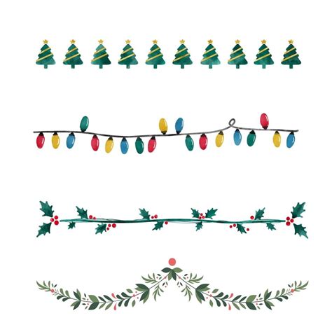 Christmas Borders SVG JPEG Download - Etsy