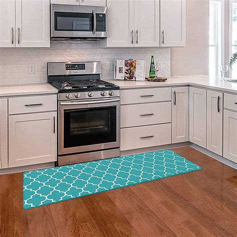 59'' Non-Slip Kitchen Rugs Soft Kitchen Mats Set for Floor Non Slip ...