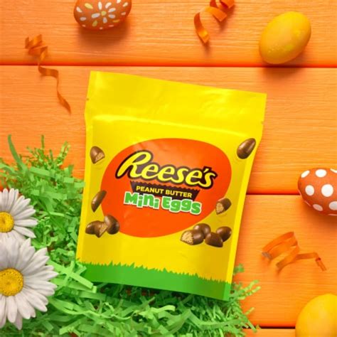 REESE'S Milk Chocolate Peanut Butter Creme Mini Eggs Easter Candy ...