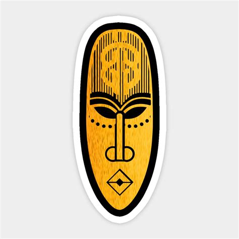 nice t-shirt design of a African folk arts. -- Choose from our vast selection of stickers to ...