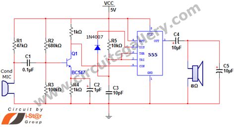 555 timer driving speaker - rewahr