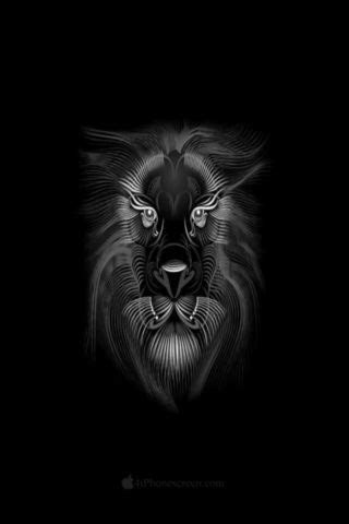 Black Lion Sketch Wallpaper for iPhones and Touchscreen Mobiles #Black #Lion #Sketch #Wallpaper ...