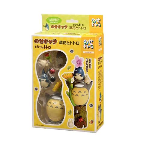 My Neighbor Totoro Flowers Nosechara Stacking Figure Set