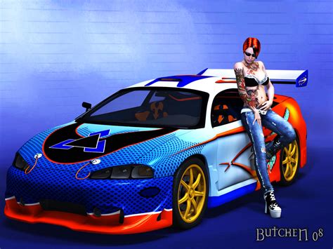 Car Girl by butchen on DeviantArt