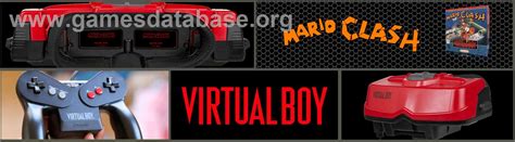 Mario Clash - Nintendo Virtual Boy - Artwork - Marquee