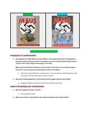 Analysis of MAUS Graphic Novel | Course Hero