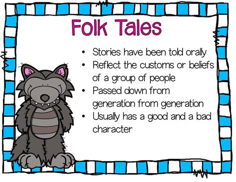 Folktales Graphic Organizers