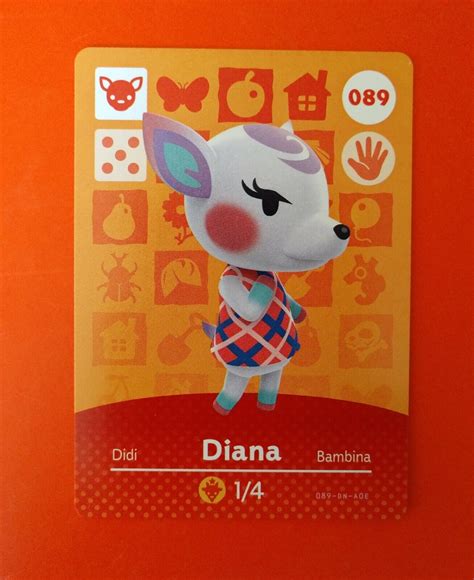 Diana Amiibo Card - Printable Cards