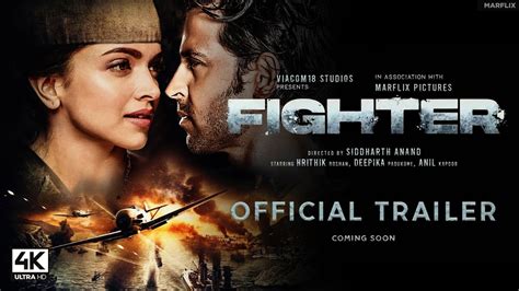 Fighter Movie Official Trailer | Hrithik Roshan, Deepika Padukone | Fighter Teaser Trailer ...