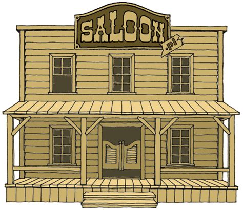 Saloon clipart - Clipground