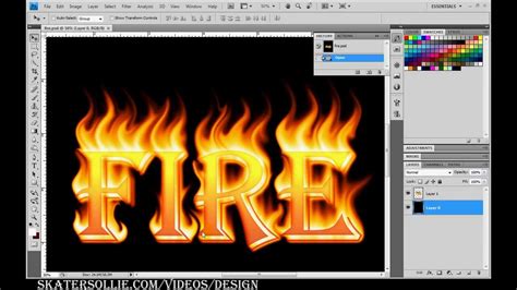 13 Fire Letters Font Generator Images - Fire Text Effect Photoshop Tutorial, Flaming Text ...