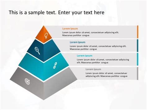 4 Stages Pyramid PowerPoint Template | SlideUpLift