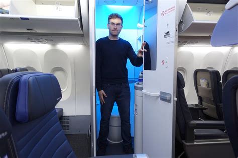 Can you fit in this airplane bathroom? Delta, American and United are shrinking their lavatories ...