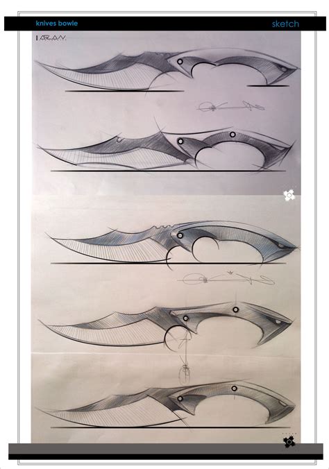 knives Cool Knives, Knives And Swords, Knife Template, Knife Drawing ...