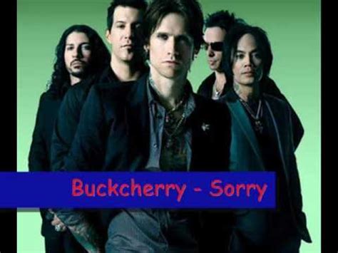 Buckcherry - Sorry (Lyrics) - YouTube