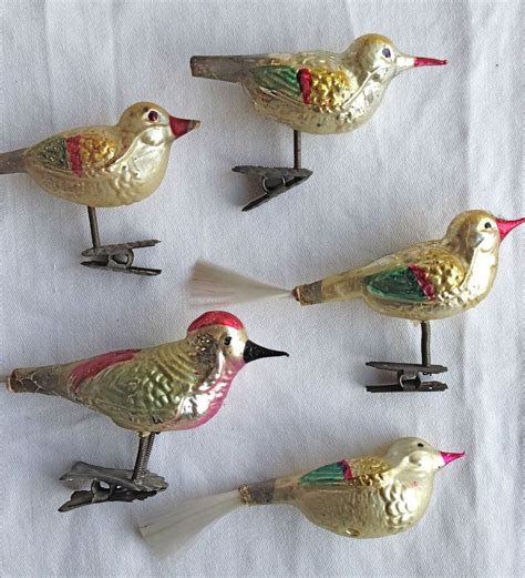 20+ Vintage Bird Christmas Tree Ornaments