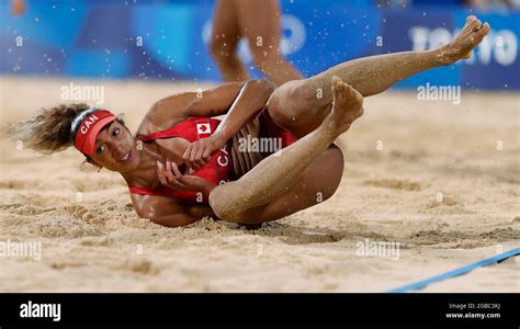 Tokyo 2020 Olympics - Beach Volleyball - Women - Quarterfinal - Latvia ...