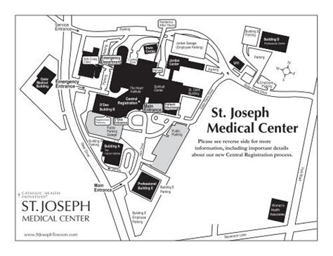 St. Joseph Hospital Tacoma Map