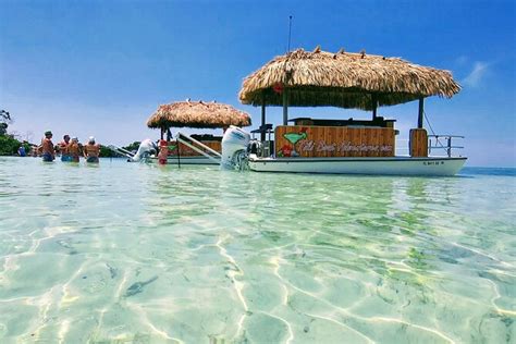 4-Hour Private Sand Bar Cruise on a Tiki Bar Boat in Key West