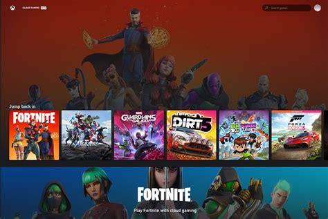 Fortnite is the first non-Game Pass title on Xbox Cloud Gaming